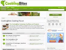 Tablet Screenshot of cookingbites.com